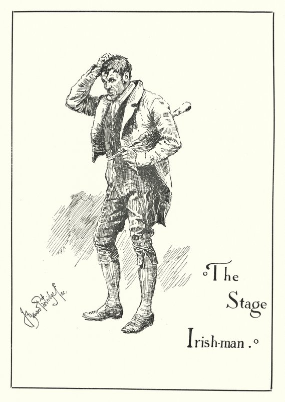 Scena Irlandczyk (grafika) autorstwa Bernard (after) Partridge