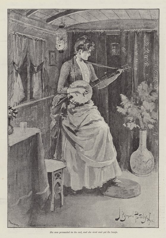 Dziwne przygody łodzi-domu — William Black autorstwa Bernard Partridge
