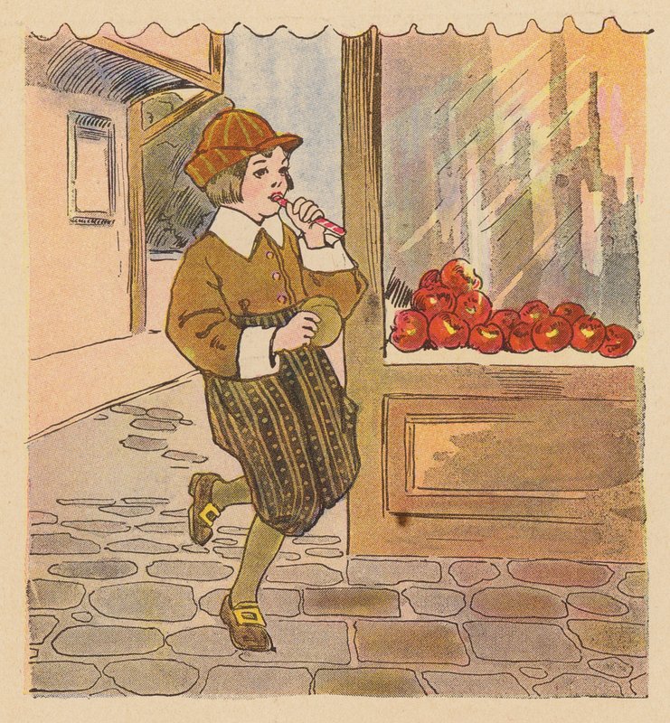 Rymowanka: Handy Pandy (kolorowa litografia) autorstwa Blanche Fisher Wright