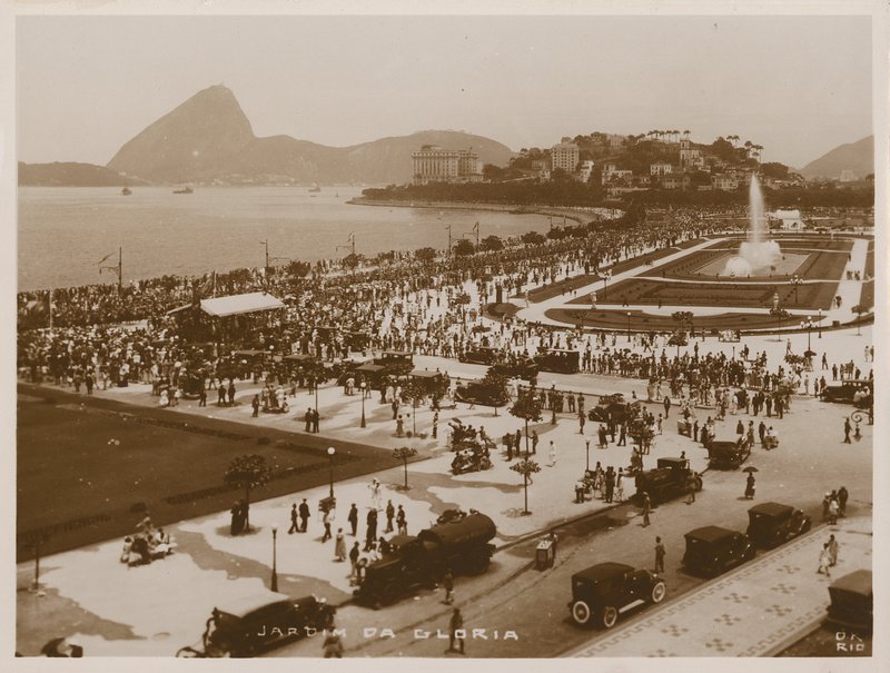 Ogrody Gloria, Rio de Janeiro (zdjęcie czarno-białe) autorstwa Brazilian Photographer