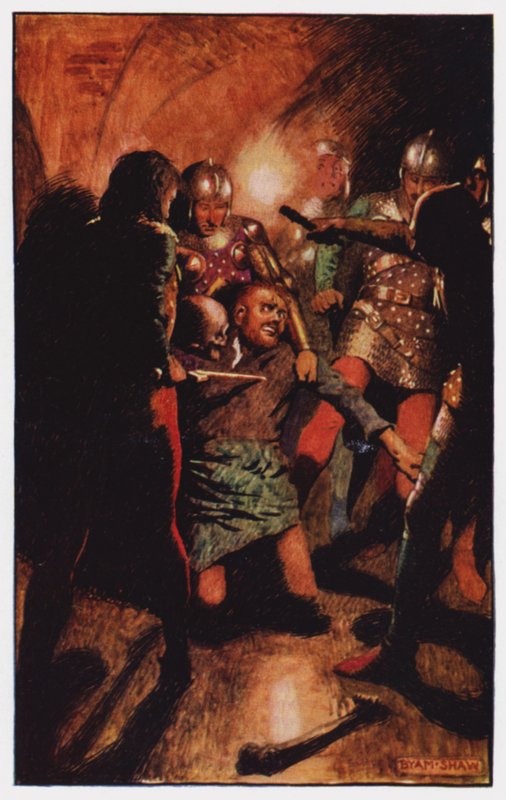 Ilustracja do The Cloister and The Hearth autorstwa Charlesa Reade (kolor lito) autorstwa Byam (after) Shaw