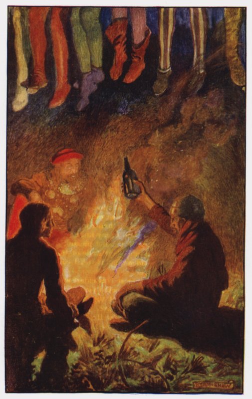 Ilustracja do The Cloister and The Hearth autorstwa Charlesa Reade (kolor lito) autorstwa Byam (after) Shaw