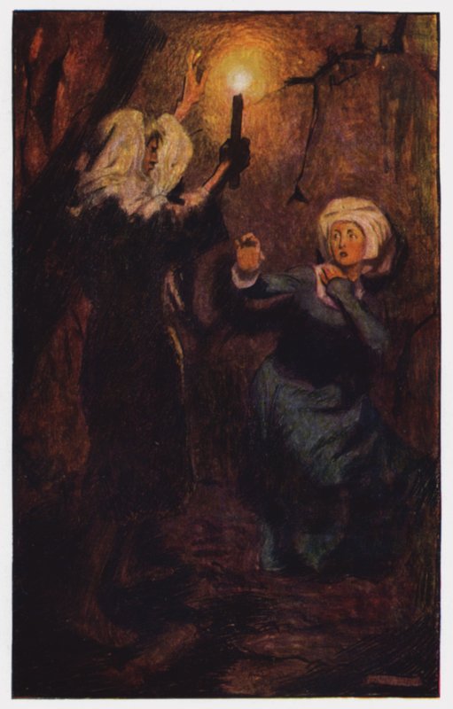 Ilustracja do The Cloister and The Hearth autorstwa Charlesa Reade (kolor lito) autorstwa Byam (after) Shaw