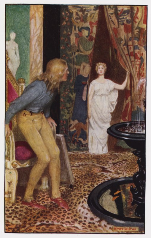 Ilustracja do The Cloister and The Hearth autorstwa Charlesa Reade (kolor lito) autorstwa Byam (after) Shaw