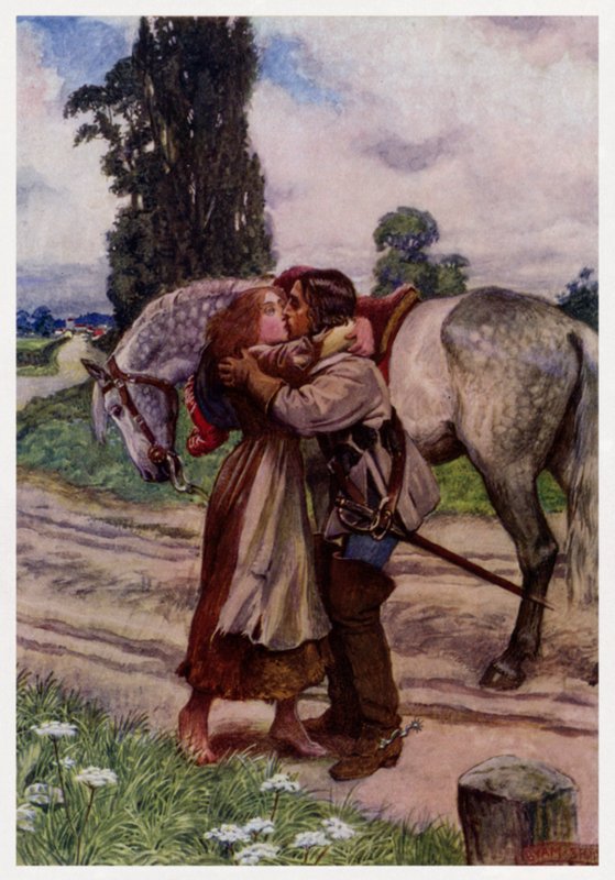 „O zostań, o zostań, ty dobra młodość” (kolor lito) autorstwa Byam (after) Shaw