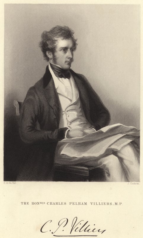 Szanowny Charles Pelham Villiers, MP (Grawerowanie) autorstwa C. A. du Val and Co.