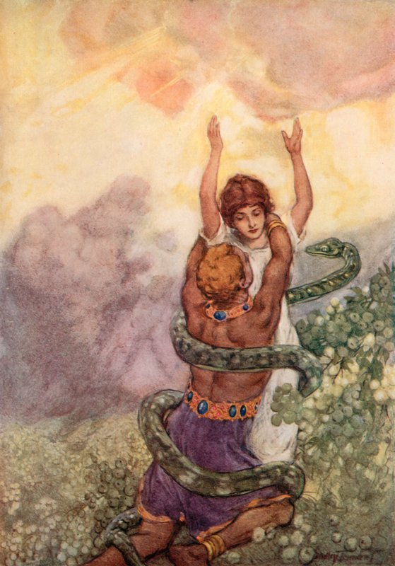 As By Fire (litografia kolorowa) autorstwa C. Dudley (after) Tennant