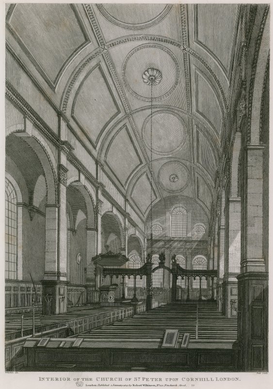 Kościół św. Piotra na Cornhill, Londyn autorstwa C. John Mayle Whichelo
