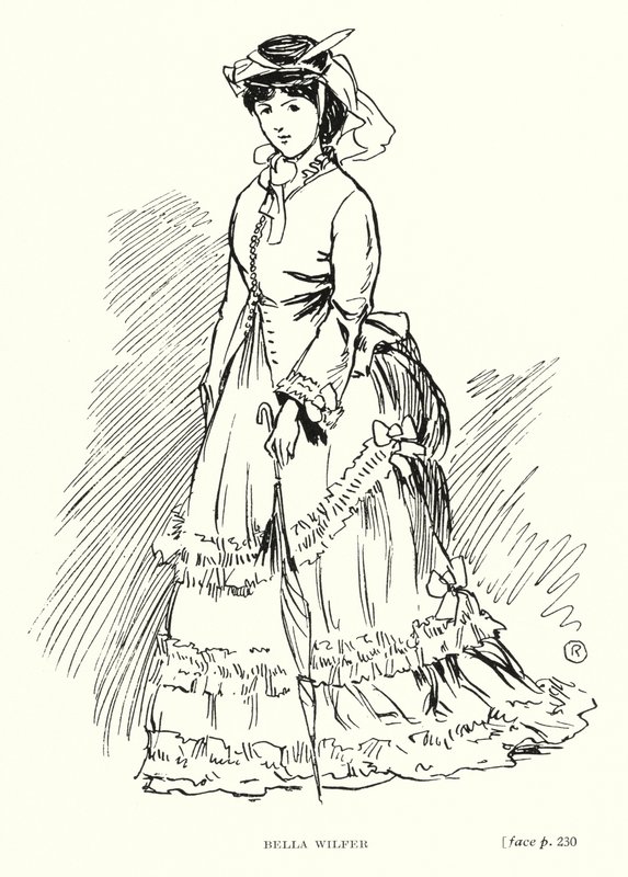 Postać Dickensa: Bella Wilfer (lito) autorstwa Captain Edward Henry Handley Read