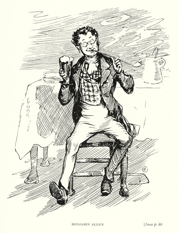 Postać Dickensa: Benjamin Allen (lito) autorstwa Captain Edward Henry Handley Read