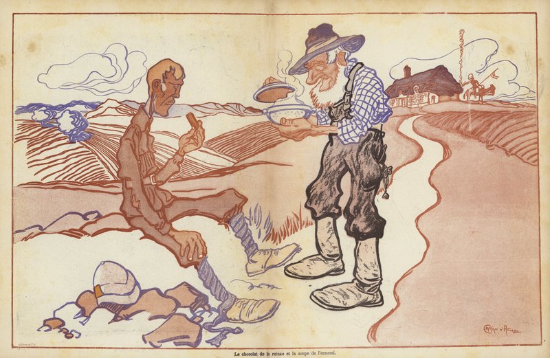 Ilustracja do Le Rire autorstwa Caran d Ache