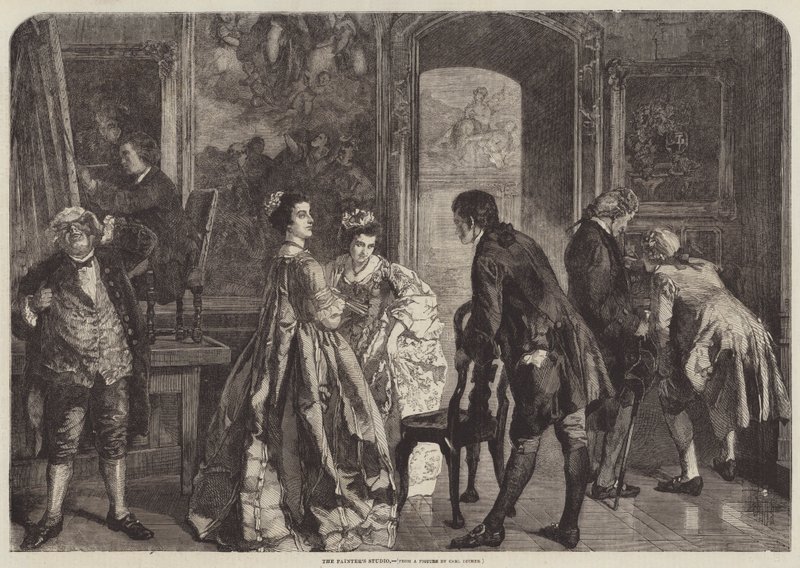 Studio Malarskie autorstwa Carl Ludwig Friedrich Becker