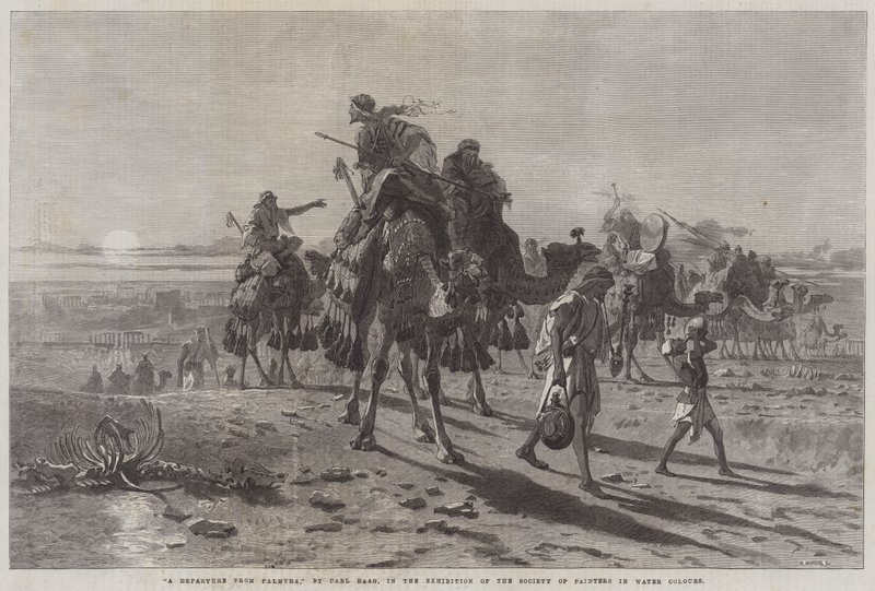 Wyjazd z Palmyra autorstwa Carl Haag