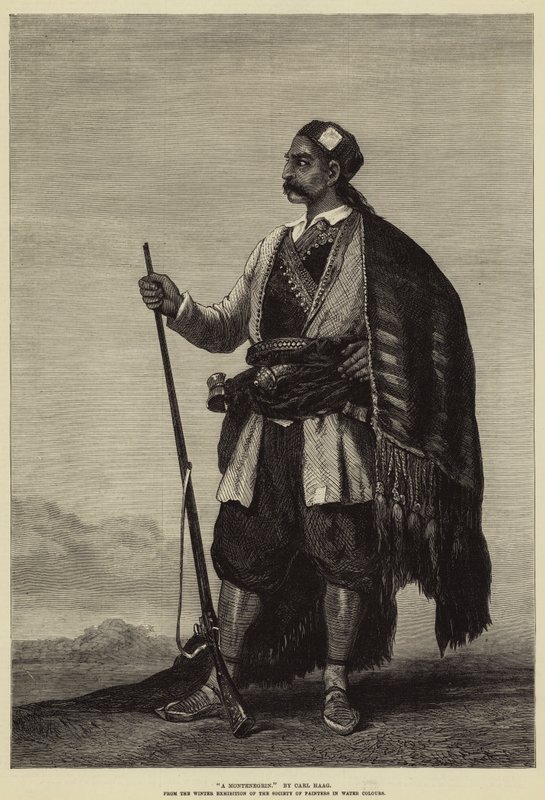 Czarnogórca autorstwa Carl Haag