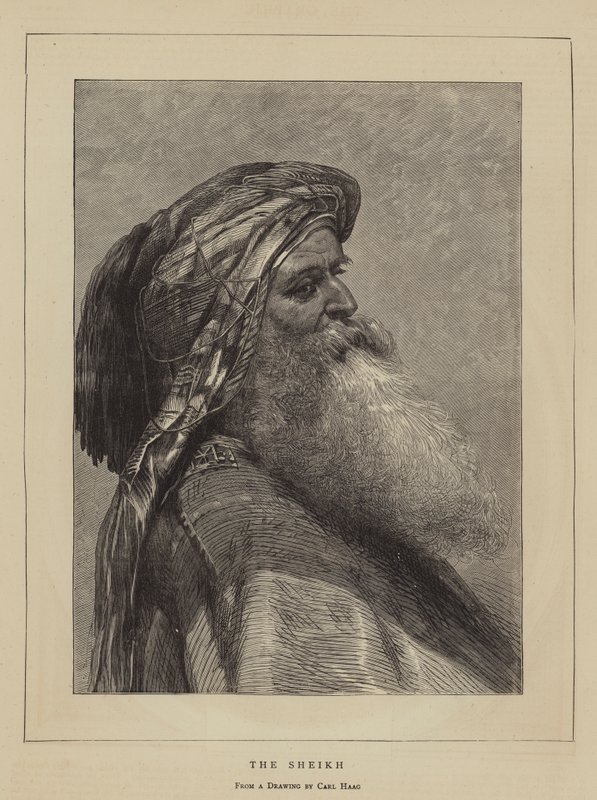 Szejk autorstwa Carl Haag