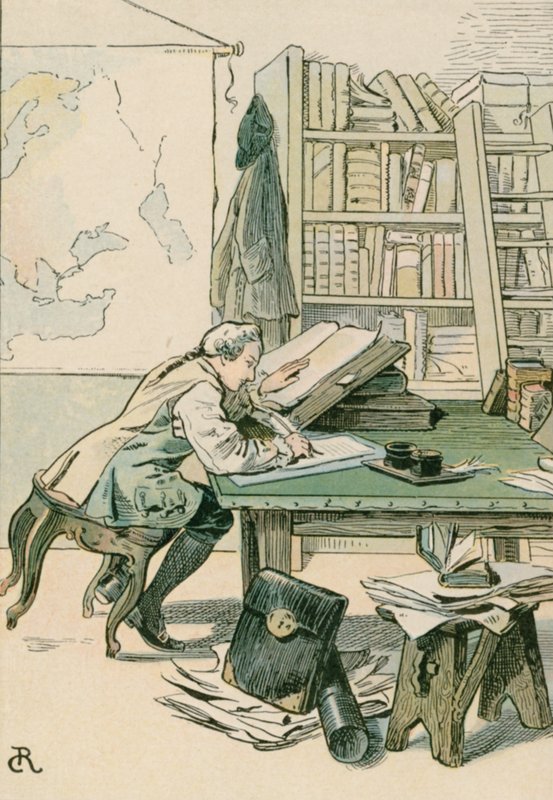 Fryderyk Wielki (1712-1786) jako następca tronu w Kustrin autorstwa Carl Rohling