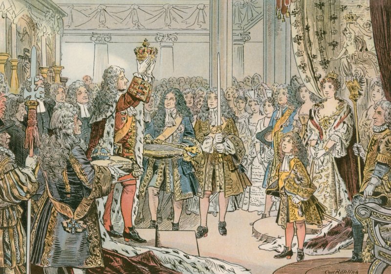 Koronacja Fryderyka I Prus (1657-1713) w Królewcu w 1701 r. autorstwa Carl Rohling