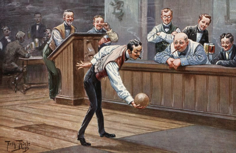 Kręgle autorstwa Carl Robert Arthur Thiele