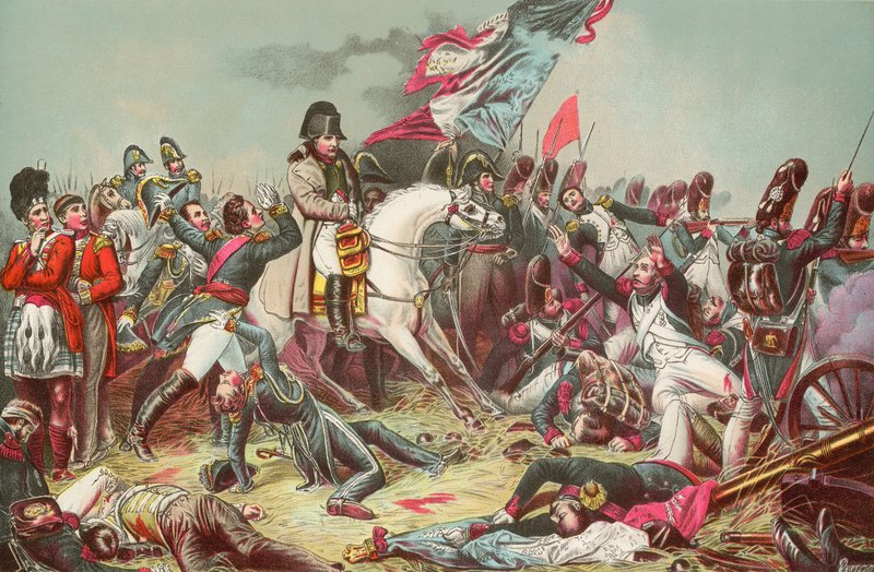 Bitwa pod Waterloo autorstwa Carl von Steuben