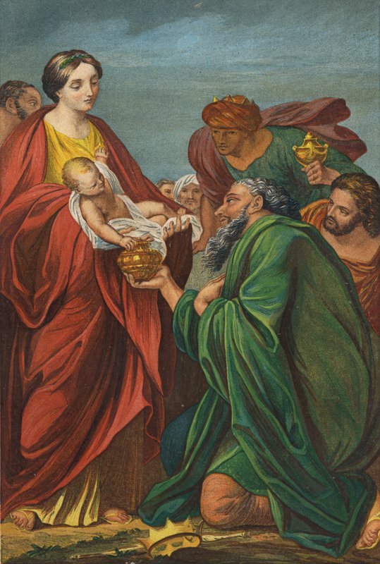 Pokłon Trzech Króli autorstwa Carlo Maratta or Maratti