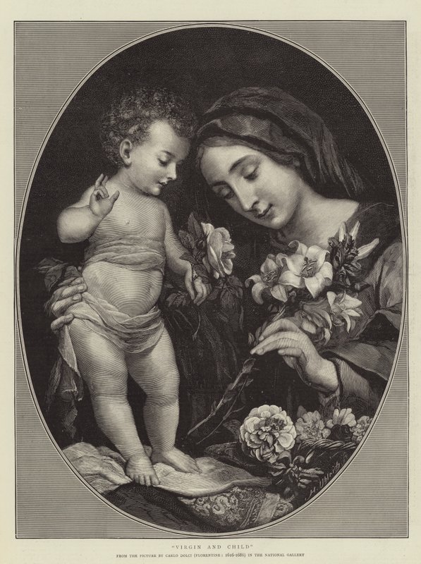 Dziewica z Dzieciątkiem autorstwa Carlo Dolci
