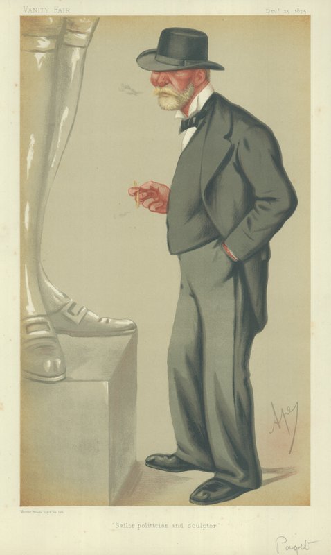 Admirał Prawy Szanowny Lord Clarence Paget autorstwa Carlo Pellegrini