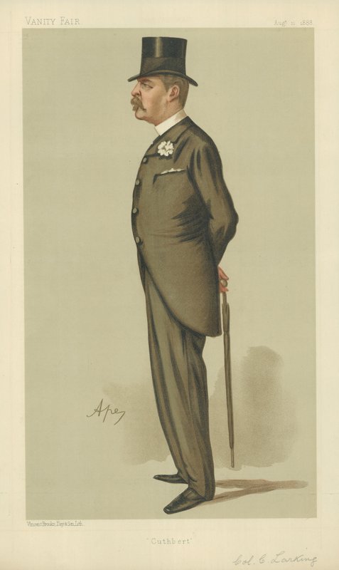 Pułkownik Cuthbert Larking autorstwa Carlo Pellegrini