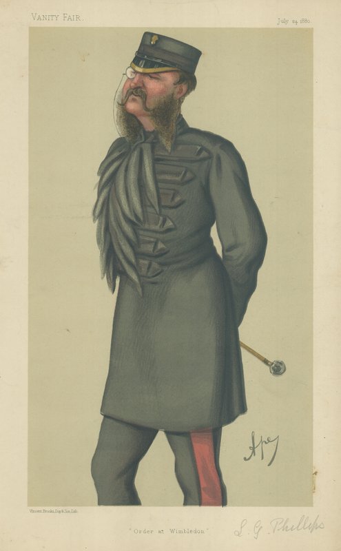 Pułkownik Lewis Guy Phillips, Straż Grenadierów autorstwa Carlo Pellegrini