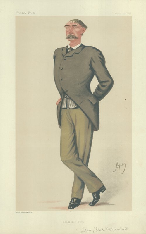 Generał Fryderyk Marshall autorstwa Carlo Pellegrini