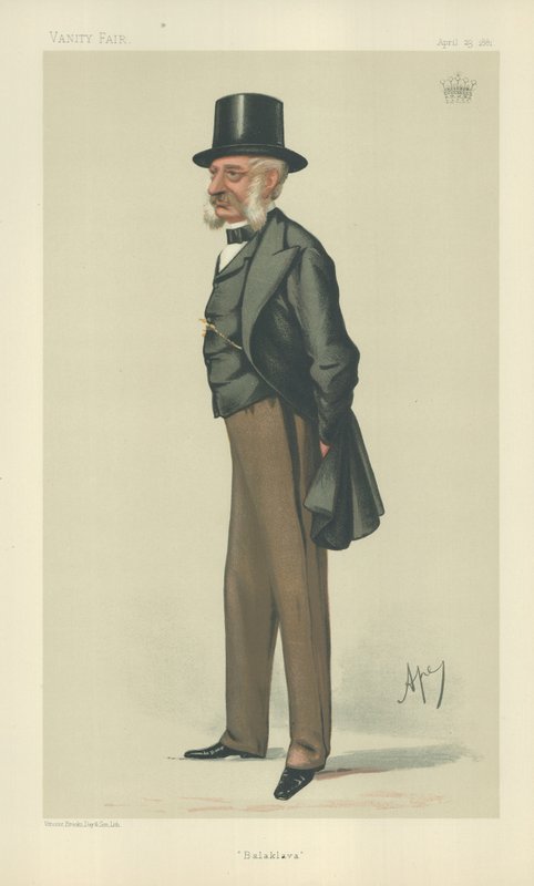 Generał Lucan, hrabia Lucan autorstwa Carlo Pellegrini