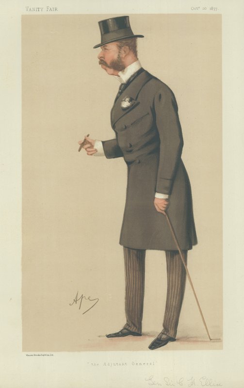 Generał Sir Charles Henry Ellice autorstwa Carlo Pellegrini