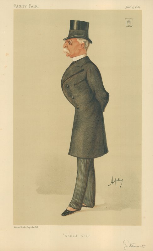 Generał Sir Donald Martin Stewart, Ahmed Khel, 15 stycznia 1887, rysunek z Vanity Fair autorstwa Carlo Pellegrini