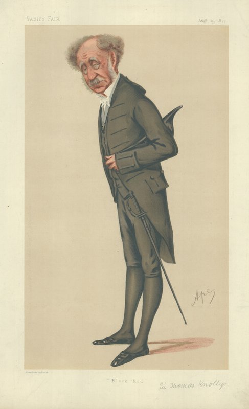 Generał prawa cześć Sir William Thomas Knollys autorstwa Carlo Pellegrini