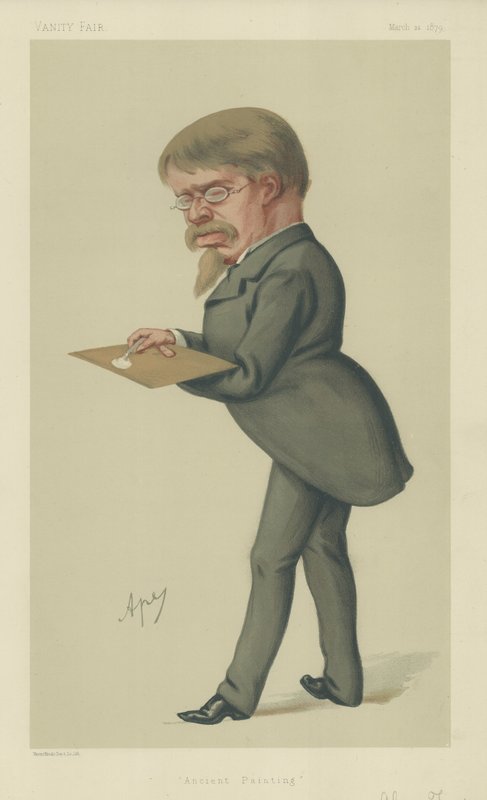 Lawrence Alma-Tadema autorstwa Carlo Pellegrini