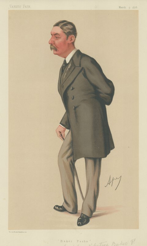 Generał porucznik Valentine Baker autorstwa Carlo Pellegrini