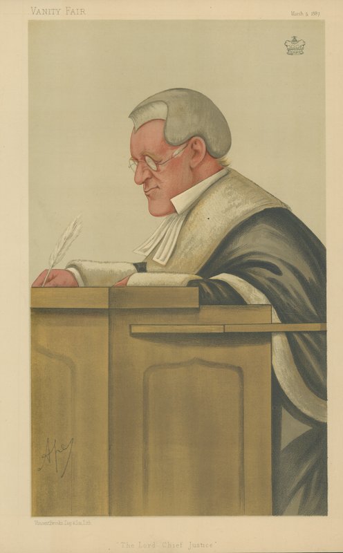 Lord Coleridge autorstwa Carlo Pellegrini