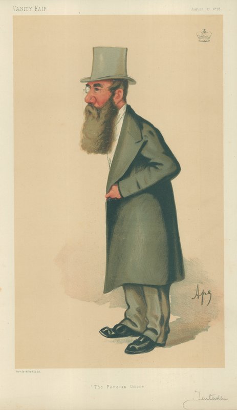Lord Tenterden, Ministerstwo Spraw Zagranicznych, 17 sierpnia 1878, rysunek Vanity Fair autorstwa Carlo Pellegrini