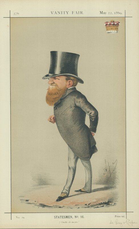 Lord de Gray i Ripon autorstwa Carlo Pellegrini