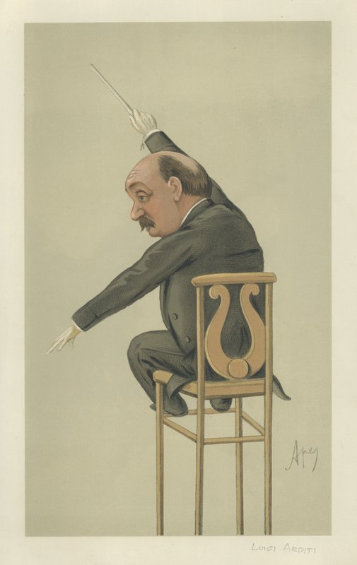 Luigi Arditi autorstwa Carlo Pellegrini