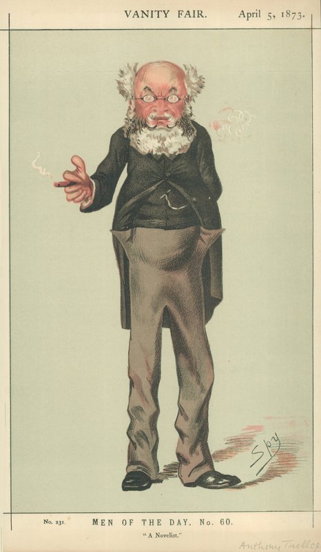 Pan Anthony Trollope, powieściopisarz, 5 kwietnia 1873, komiks Vanity Fair autorstwa Carlo Pellegrini