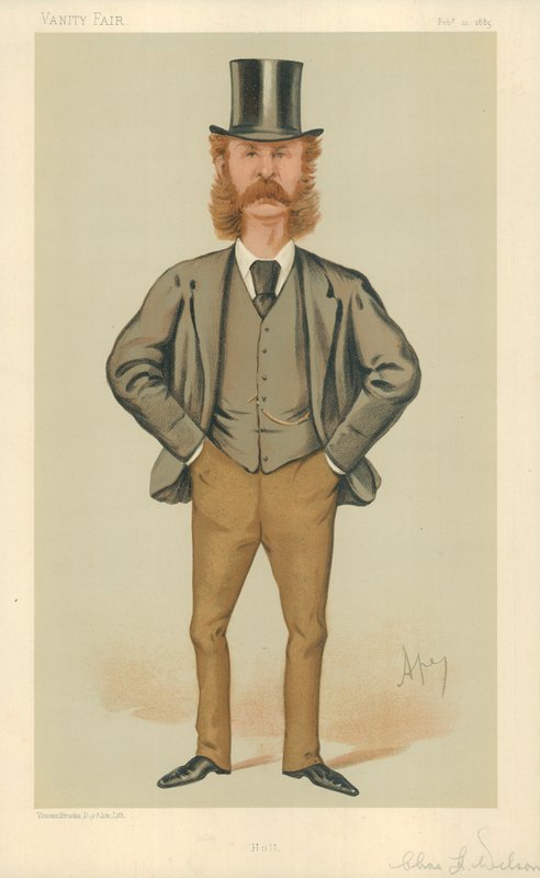 Pan Charles Henry Wilson, Hull, 21 lutego 1885, rysunek Vanity Fair autorstwa Carlo Pellegrini