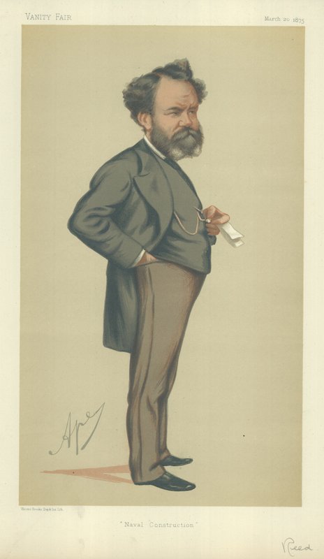 Pan Edward James Reed autorstwa Carlo Pellegrini