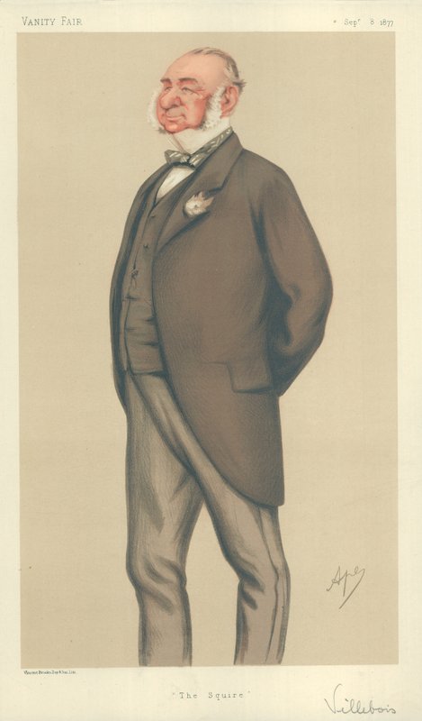 Pan Henry Villebois, Giermek, 8 września 1877, komiks Vanity Fair autorstwa Carlo Pellegrini