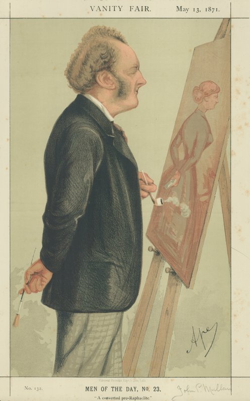 Pan John Everett Millais autorstwa Carlo Pellegrini