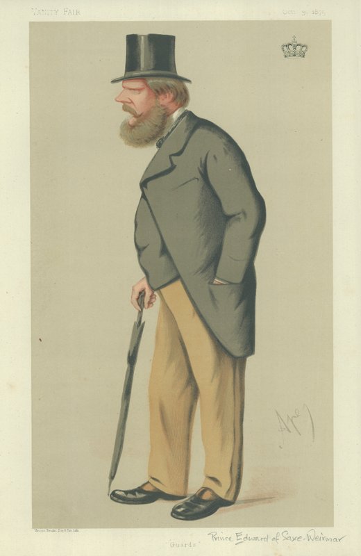 Książę Edward Sachsen-Weimar autorstwa Carlo Pellegrini