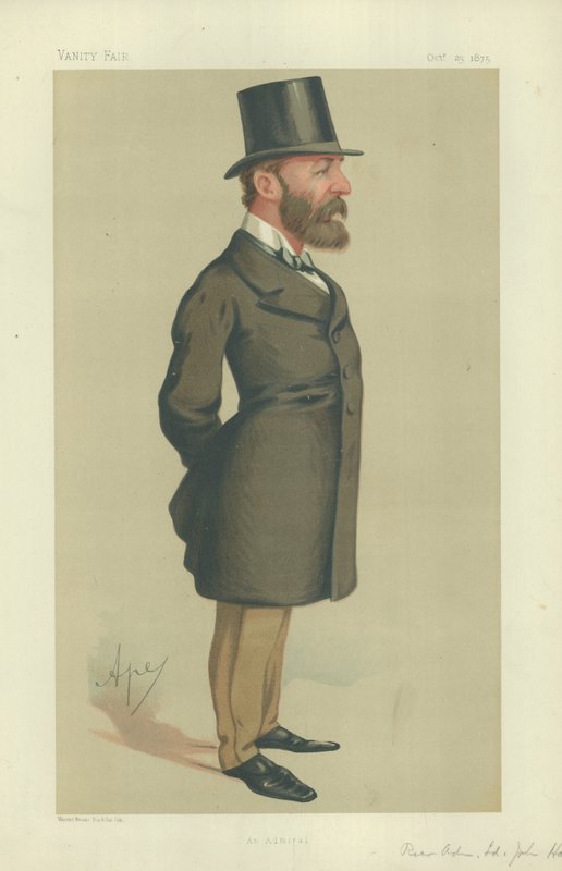 kontradmirał lord John Hay autorstwa Carlo Pellegrini
