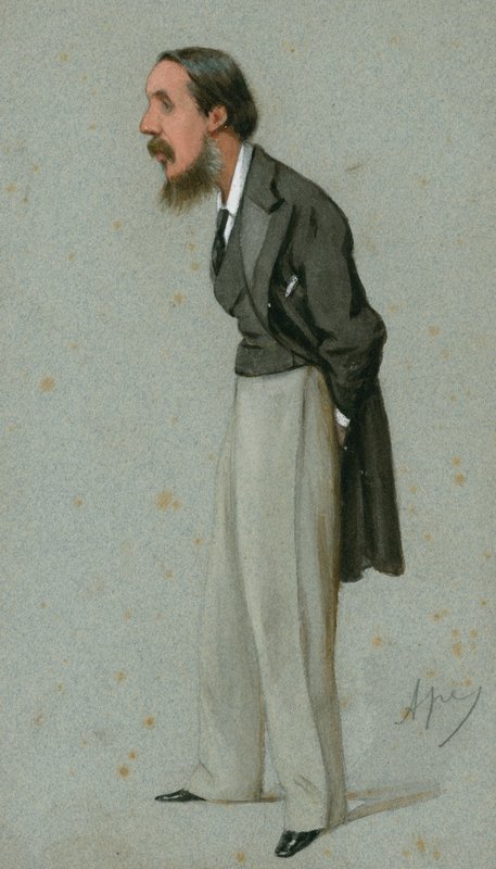 Rivers Wilson, karykatura Vanity Fair, 9 listopada 1878, oryginał autorstwa Carlo Pellegrini