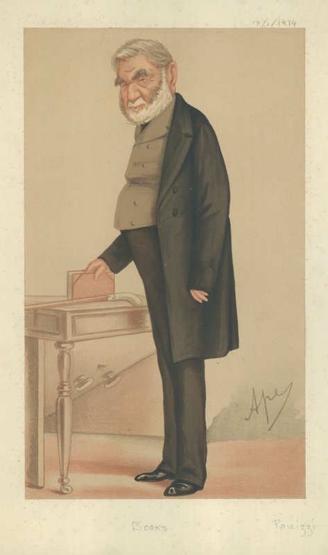 Sir Anthony Panizzi autorstwa Carlo Pellegrini
