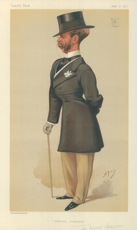 Sir Francis Seymour, Albert Seymour, 11 sierpnia 1877 r., komiks Vanity Fair autorstwa Carlo Pellegrini