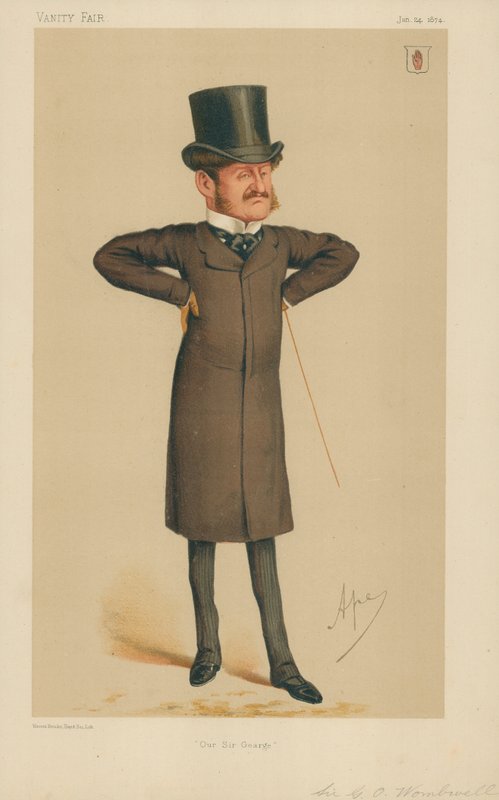 Sir George Orby Wombwell, Nasz Sir George, 24 stycznia 1874, rysunek Vanity Fair autorstwa Carlo Pellegrini